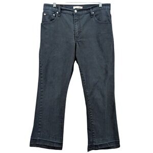 Levis 550 Relaxed‎ Bootcut Jeans Women's Size 12S Mid Rise Black Stretch Y2K 90s